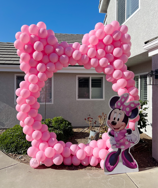 Minnie Mouse Balloon Arch