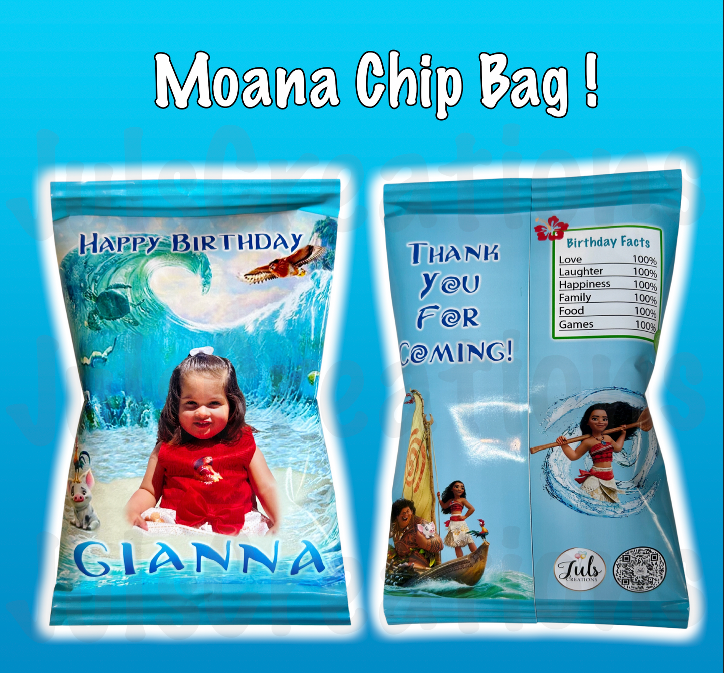 Moana Chip Bag