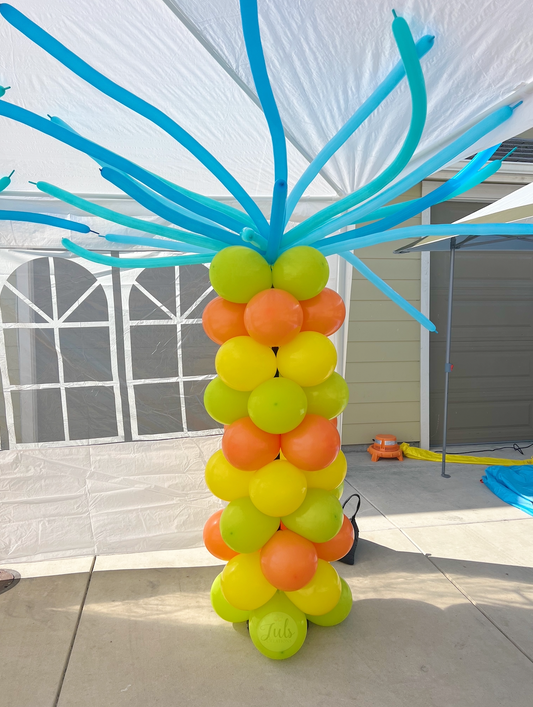 Water Party Balloon Column