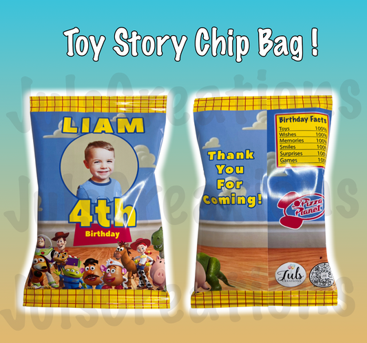 Toy Story #1 Chip Bag + Additional Party Favors