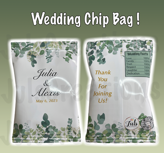 Wedding #1 Chip Bag