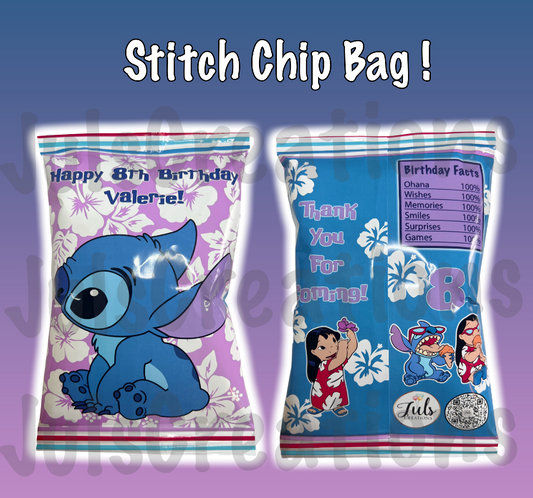 Stitch #1 Chip Bag