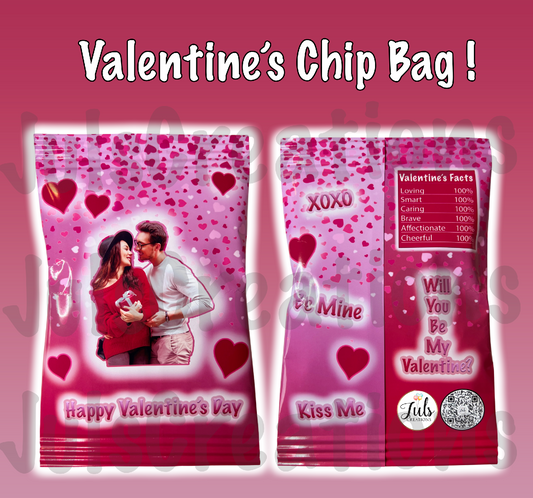 Valentine's #2 Chip Bag + Additional Party Favors