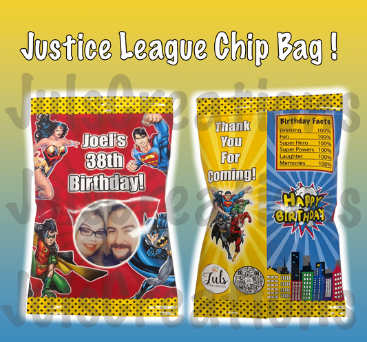 Justice League Chip Bag