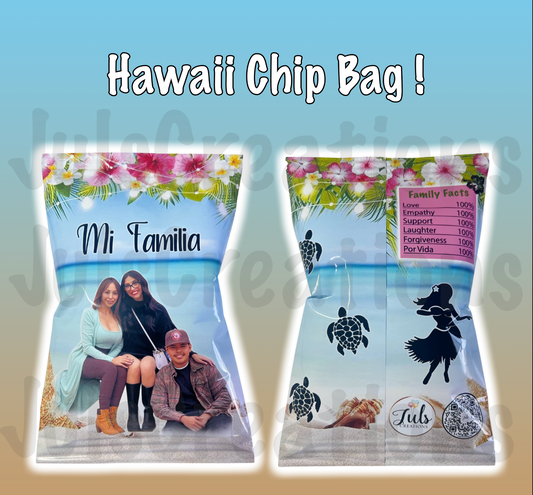 Hawaii Chip Bags + Additional Party Favors